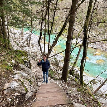 Apartmaji In Sobe Cuder Soča Eksteriør bilde